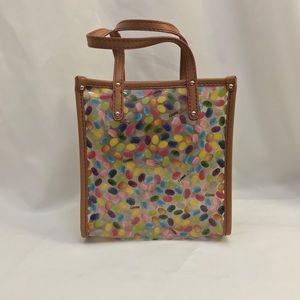 Gianni Bini clear jellybean mini tote